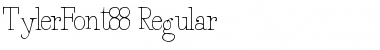 Download TylerFont88 Regular Font Title Preview