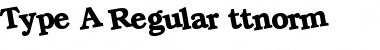 Download Type Regular Font Title Preview