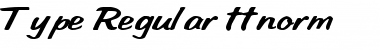 Download Type Regular Font Title Preview