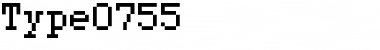 Download type 07_55 Regular Font Title Preview