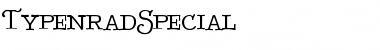 Download TypenradSpecial Regular Font Title Preview