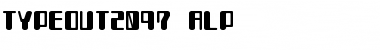 Download TYPEOUT2097 ALP Regular Font Title Preview