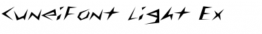 Download CuneiFont-Light Ex Regular Font Title Preview