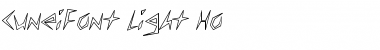 Download CuneiFont-Light Ho Regular Font Title Preview