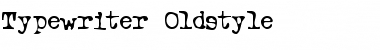 Download Typewriter Oldstyle Font Title Preview
