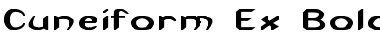 Download Cuneiform Ex Bold Bold Font Title Preview