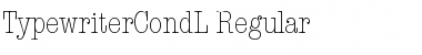 Download TypewriterCondL Font