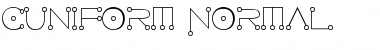 Download Cuniform Normal Font Title Preview