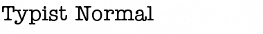 Download Typist Normal Font Title Preview