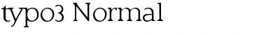 Download typo3 Normal Font Title Preview