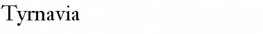 Download Tyrnavia Medium Font Title Preview