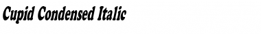 Download Cupid Condensed Italic Font Title Preview
