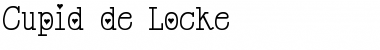 Download Cupid de Locke Regular Font Title Preview