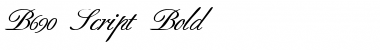Download B690-Script Bold Font