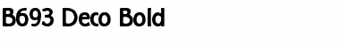 Download B693-Deco Bold Font