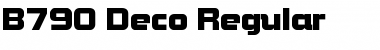 Download B790-Deco Regular Font