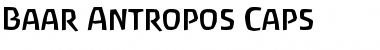 Download Baar Antropos Caps Regular Font