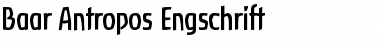 Download Baar Antropos Engschrift Regular Font