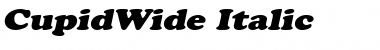 Download CupidWide Italic Font Title Preview