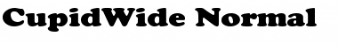 Download CupidWide Normal Font Title Preview