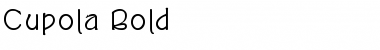 Download Cupola Bold Font Title Preview