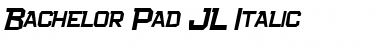 Download Bachelor Pad JL Italic Font