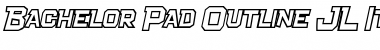 Download Bachelor Pad Outline JL Italic Font