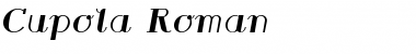 Download Cupola Roman Font Title Preview
