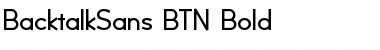 Download BacktalkSans BTN Font