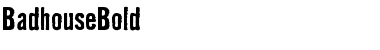 Download Badhouse Bold Font Title Preview