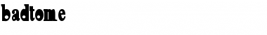 Download BadToMe Regular Font Title Preview