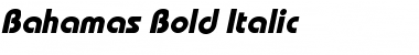 Download XBahamas Bold Italic Bold Font