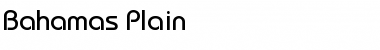Download Bahamas Plain Font Title Preview
