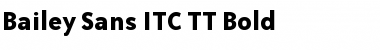 Download Bailey Sans ITC TT Bold Font