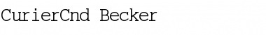 Download CurierCnd Becker Normal Font Title Preview