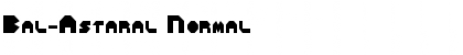 Download Bal-Astaral Normal Font Title Preview
