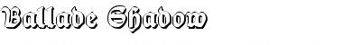 Download Ballade Shadow Regular Font Title Preview