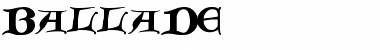 Download Ballade Regular Font Title Preview
