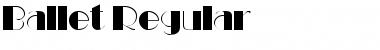 Download Ballet Regular Font Title Preview