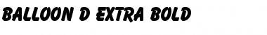 Download Balloon D Bold Font Title Preview