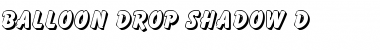 Download Balloon Drop Shadow D Regular Font Title Preview