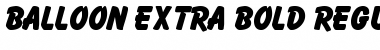 Download Balloon Extra Bold Regular Font Title Preview