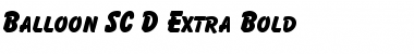 Download Balloon SC D Regular Font Title Preview