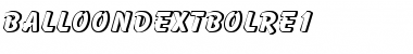 Download BalloonDExtBolRe1 Regular Font Title Preview