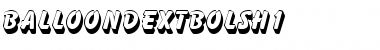 Download BalloonDExtBolSh1 Regular Font Title Preview