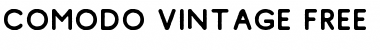 Download Comodo Free Vintage Regular Font Title Preview