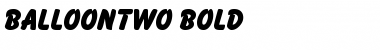 Download BalloonTwo Bold Font Title Preview