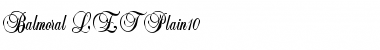 Download Balmoral LET Plain Font Title Preview