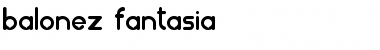 Download balonez fantasia Regular Font Title Preview