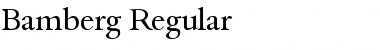 Download Bamberg-Regular Regular Font Title Preview